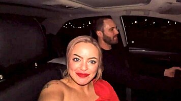 Alexis Kay flashes tits in club, then gets picked up for a wild night