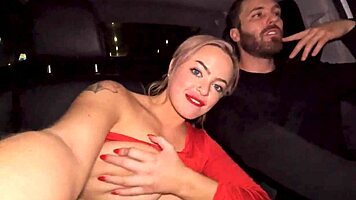 Alexis Kay flashes tits in club, then gets picked up for a wild night