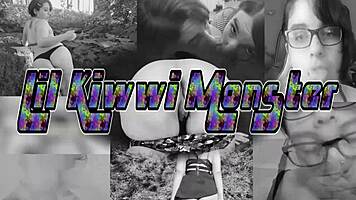 Man sneaks into bathroom to record chubby bbw teen masturbating with toys in shower