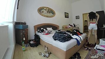 Girls Flash Big Natural Tits And Bare Asses In Lingerie Try-On Party