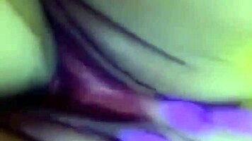 Slutty Girl with Big Boobs Masturbates Huge Dildo