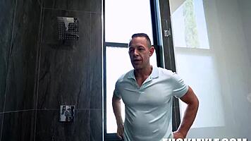 MISS RAQUEL TELLS BRAD NEWMAN YOU'RE MY NEXT JOB AS SHE SUCKS HIS BIG COCK IN POV