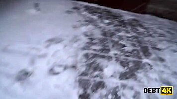 Debt4k Young 18+ Rose Wild Sucks Stranger's Boner in Rough POV Doggystyle Action