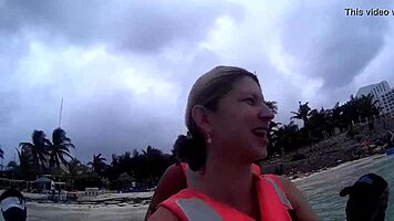 Mexican teen's wild homemade adventure with blonde babe