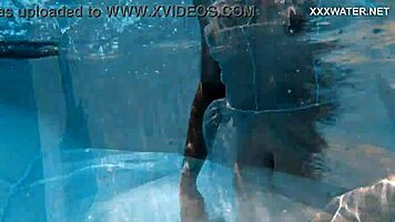 lana the hot chick swims nude underwater, showing her small tits