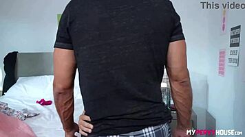 guilt-free freya von doom gifts stepdaddy's day with her pussy