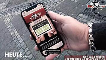 Deutsche Studentin Teen 18+ Does Real Userdate Casting With Stranger