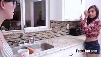 Step Sis Ella Knox Rides Huge Dick After Breakup!