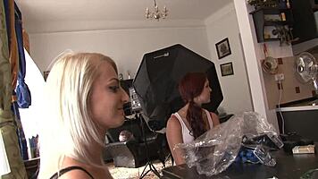 I saw girls backstage with no panties, shaking their asses.