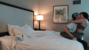 They shared a sweet makeout session under the evening lights