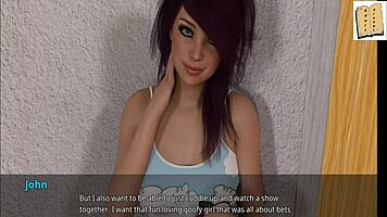 WVM 42 says, 'I'm spending quality time with my two girlfriends in this erotic game.'