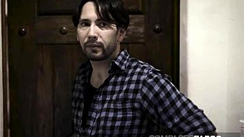 I cum in teen's mouth during taboo threeway with blowjob and masturbation