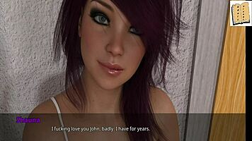 WVM 42 says, 'I'm spending quality time with my two girlfriends in this erotic game.'