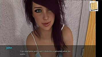 WVM 42 says, 'I'm spending quality time with my two girlfriends in this erotic game.'