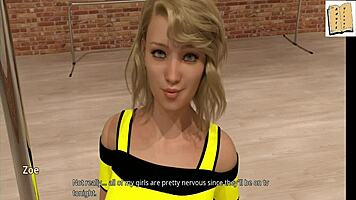 John Gives Kimmy An Unexpected Orgasm In 3D