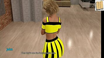 John Gives Kimmy An Unexpected Orgasm In 3D