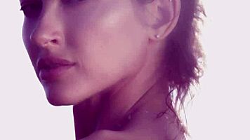 Gorgeous Brunette Muse Taya Vais Reveals Perfect Tits In Desert