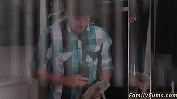 Step Mom And Mother-In-Law Share Boyfriend In Threesome