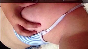i love this sexy white teen's small tits