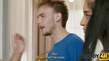 Uncle Uses Sexy Tactics On Shaved Brunette