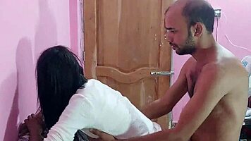 Amateur Slut Sucks and Fucks Two Cocks in 3some with Cumshot - Hanif, Popy Khatun, Manik Mia