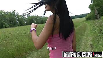 Public Pickups - Mia’s Wild Taxi Ride with Mofos!