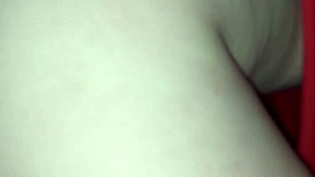 My stepmother's pussy is full of milk, but I can't resist fucking her in doggystyle. Creampie inside her bent over.