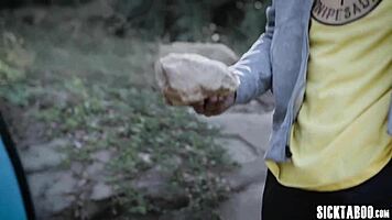 Suck That Big Cock Outdoors!