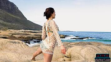 Two petite milf models from ukraine, ariel and sofi ka, getting naked outdoor – want to see?