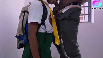 Bad Girl On Uninform Paid Two Teachers With Her Pussy Please Subscribe To Red