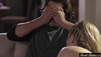 Smalltitted Stepsister Riding Stiff Cock