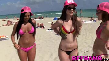 Babes Get Intensely Pounded After Beach Fun