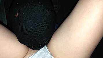 European Girlfriend Gets Cunnilingus in Car POV!