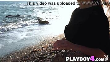 Mila Azul Shows Naked Body