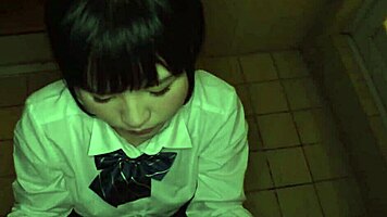 this short-haired 18-year-old beauty loves uncle's monster cock, giving intense oral before creampie sex