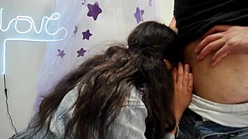 I fucked my girlfriend in her skirt, loving her big beautiful Latina ass.