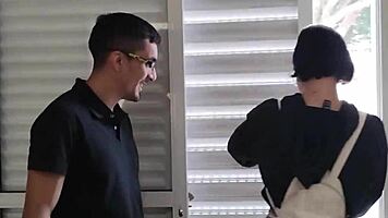 Kimiko visits a new room for rent and gets not forgiven