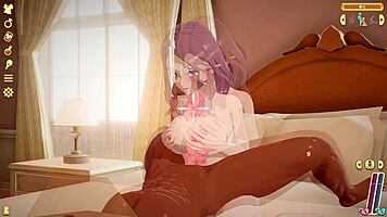 Cute teen girl with big tits bullied by pervert in hentai