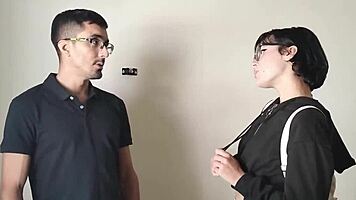 Kimiko visits a new room for rent and gets not forgiven