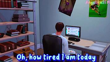 Stepsister seduces stepbrother with pussy play, then gets hardcore anal