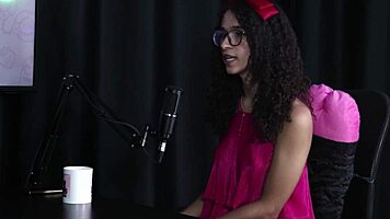 You know the clients' fetish is watching me cum as dominatrix and submissive transsexual spaghetti sheer red