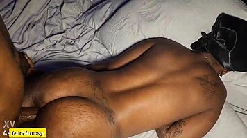 Spreading Those Thighs Wide for Intense Doggy Fucking with Petite Lover