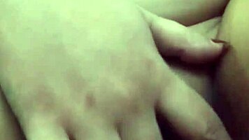 Indian wife plays with her body