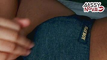 sexy teen deepthroats and jerks cock 😍