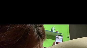 I see the redhead teen loving my cock with her big ass and pussy in part 2