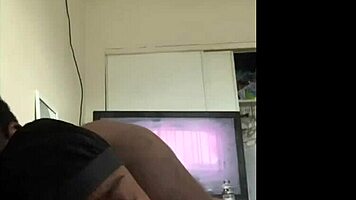 ebony takes doggystyle and swallows big black cumshot