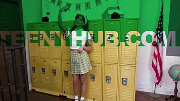 jessie rogers and selina bentz get horny with teacher josh rivers