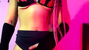 Sofie Lollipop, the Nerdy Otaku, Makes a Naruto-Themed Call Until She Finishes Strong.