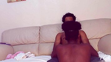 Cheating girlfriend sucks my dick while her boyfriend is away for the weekend.