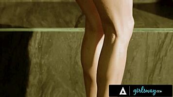 i can’t stop moaning as coco lovelock fingers my petite 18+ pussy hard during laundry wait